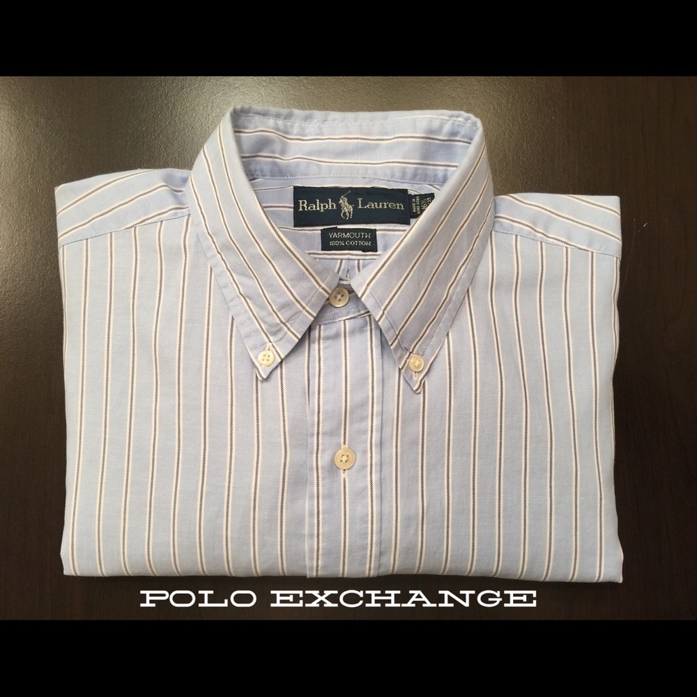 Polo Ralph Lauren 100% Cotton Yarmouth Shirt.