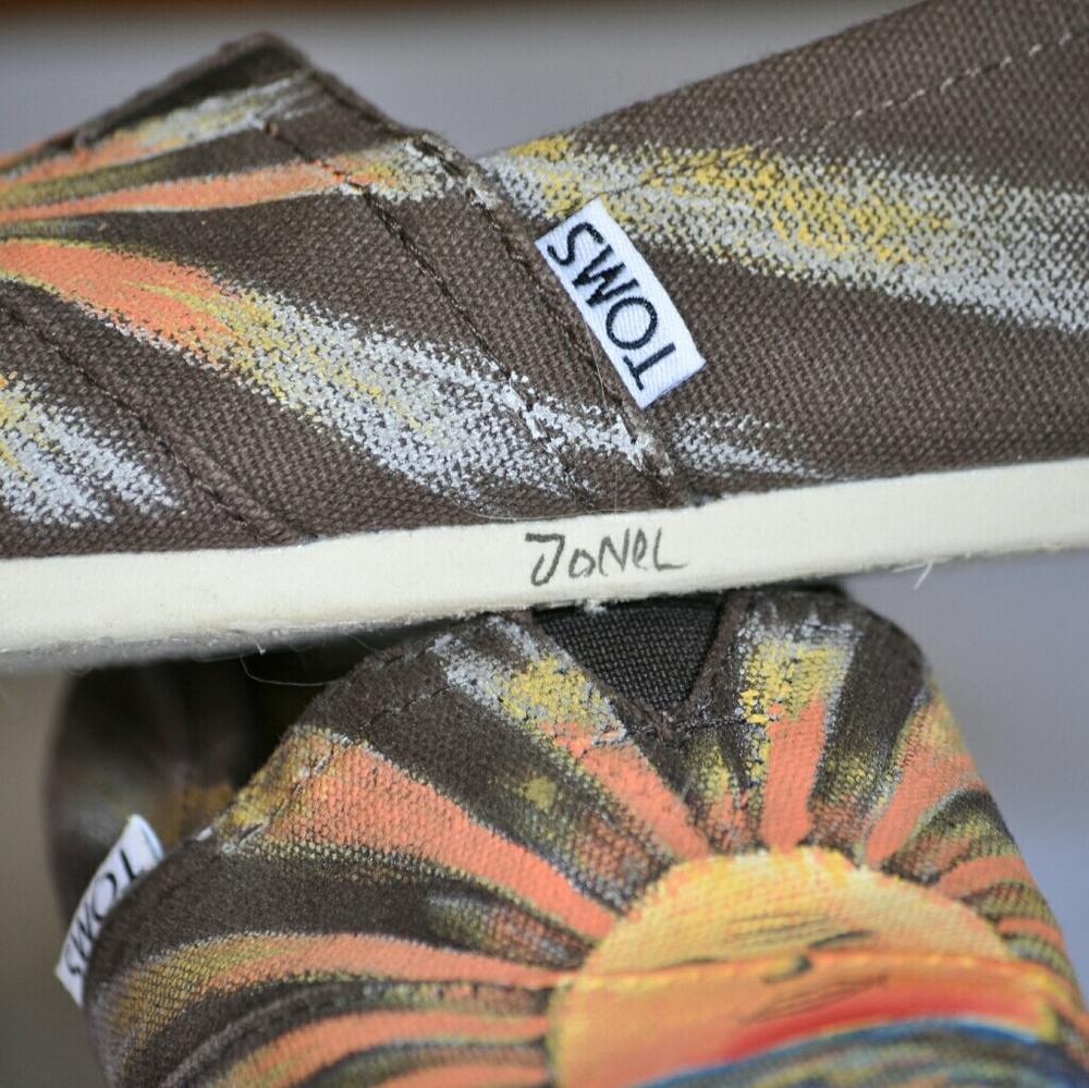 Hand painted Toms
