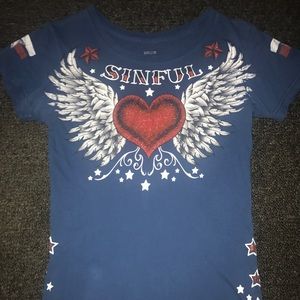Sinful short sleeve tee