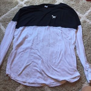 Pink Victoria Secret long-sleeve shirt