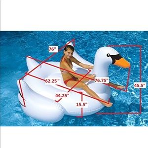 Inflatable swan