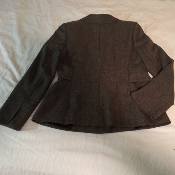 Classiques Entier Brown Herringbone Blazer Size 12 - Picture 2 of 8