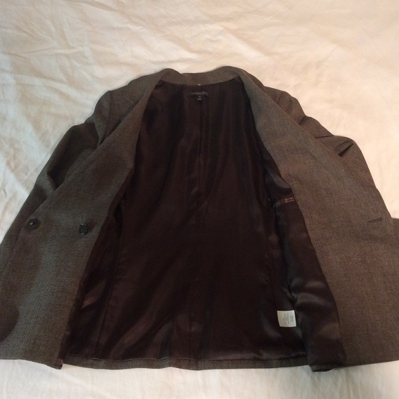 Classiques Entier Brown Herringbone Blazer Size 12 - Picture 4 of 8