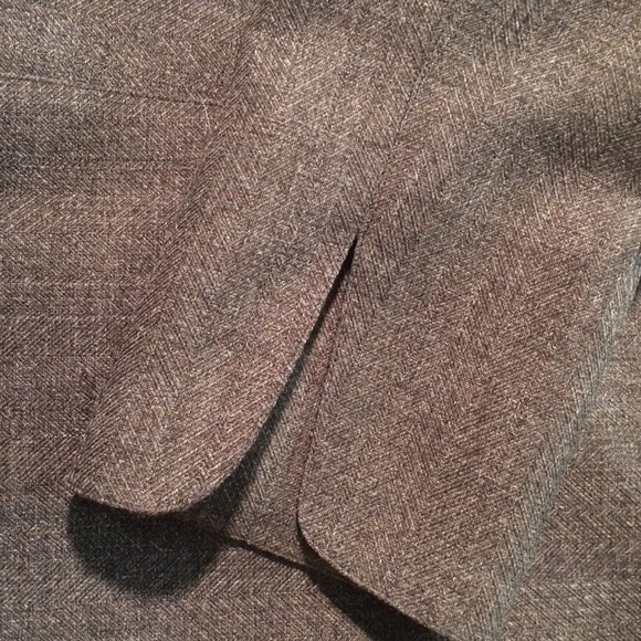 Classiques Entier Brown Herringbone Blazer Size 12 - Picture 8 of 8