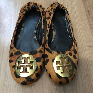 Tory Burch Cheetah Reva Flat