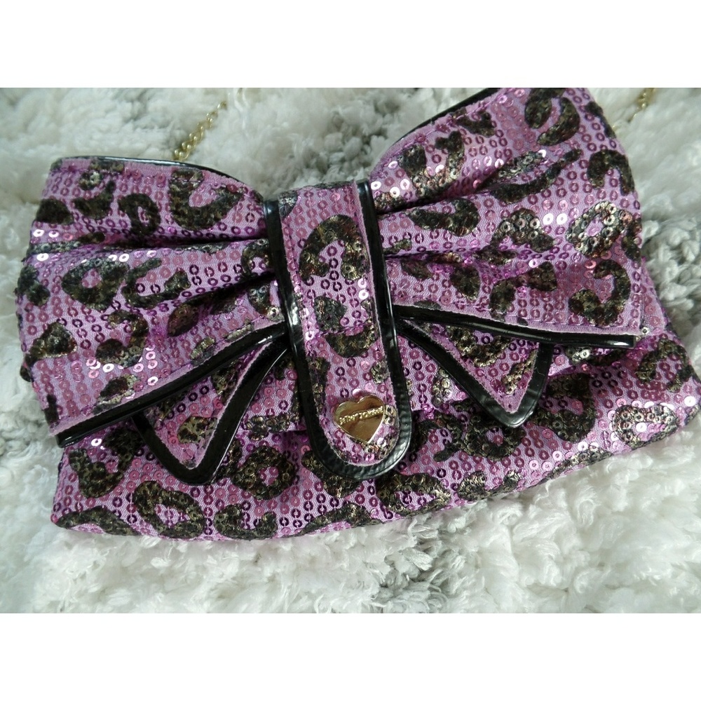 Purple Small Betsey Johnson Crossbody Purse