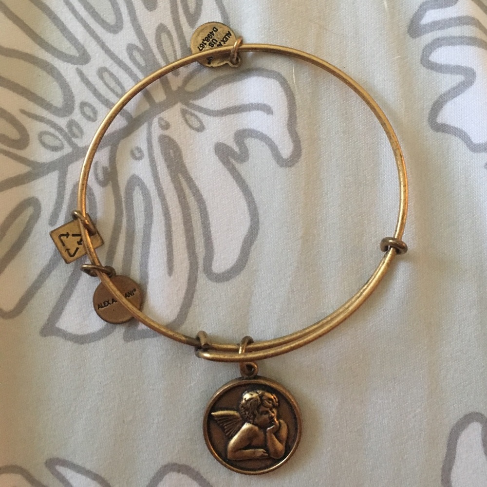 Alex & Ani cherub bracelet