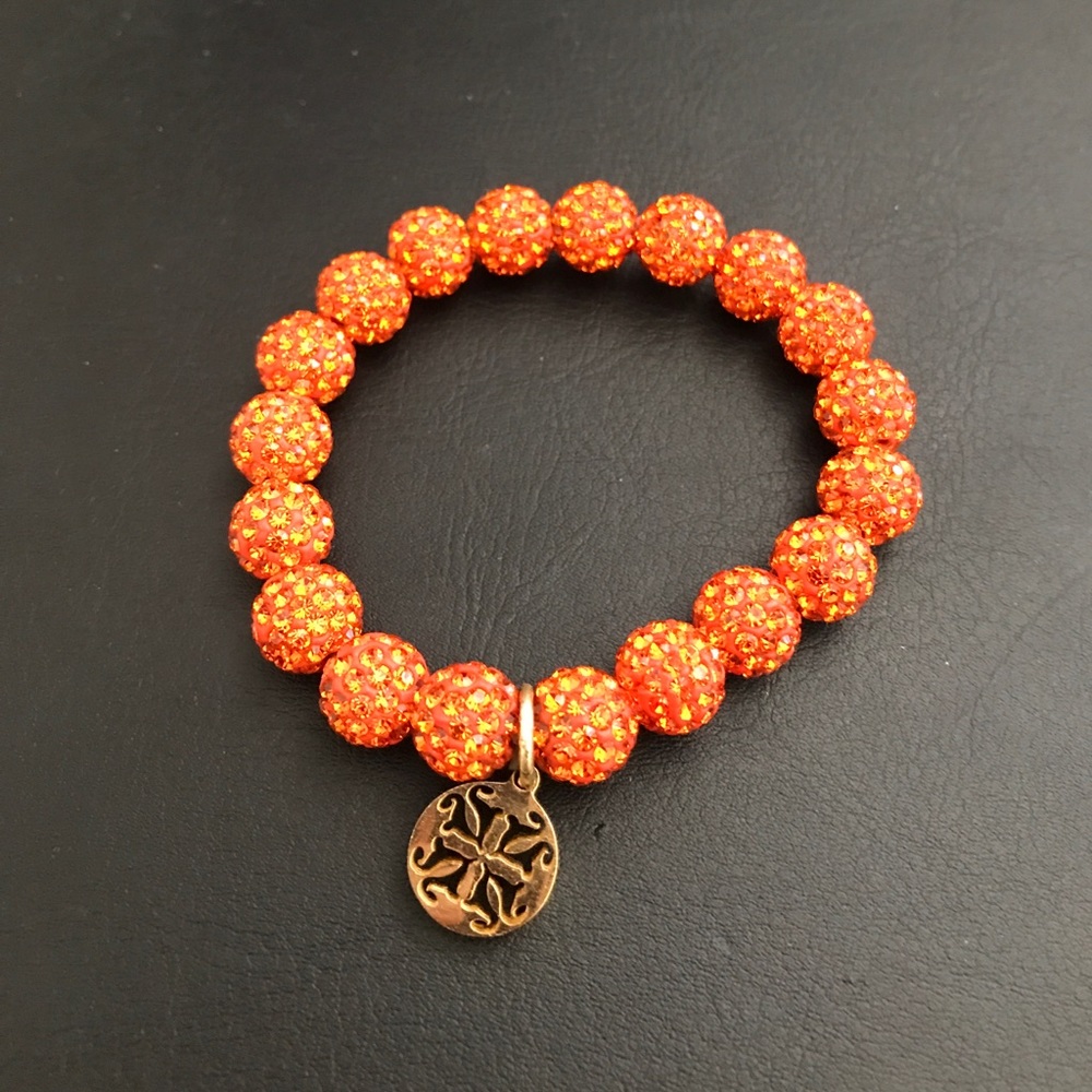Rustic Cuff Orange Kennedy bracelet