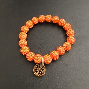 Rustic Cuff Orange Kennedy bracelet