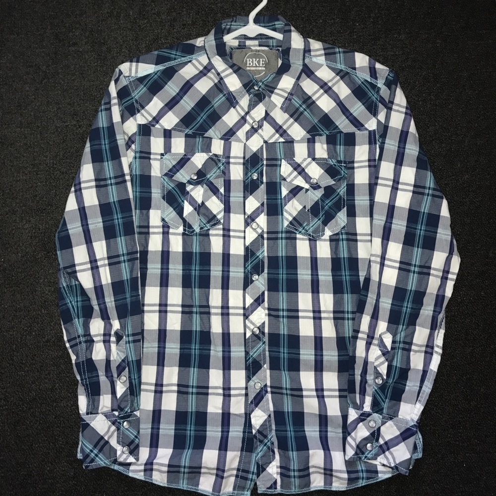 BKE Snap Button Down