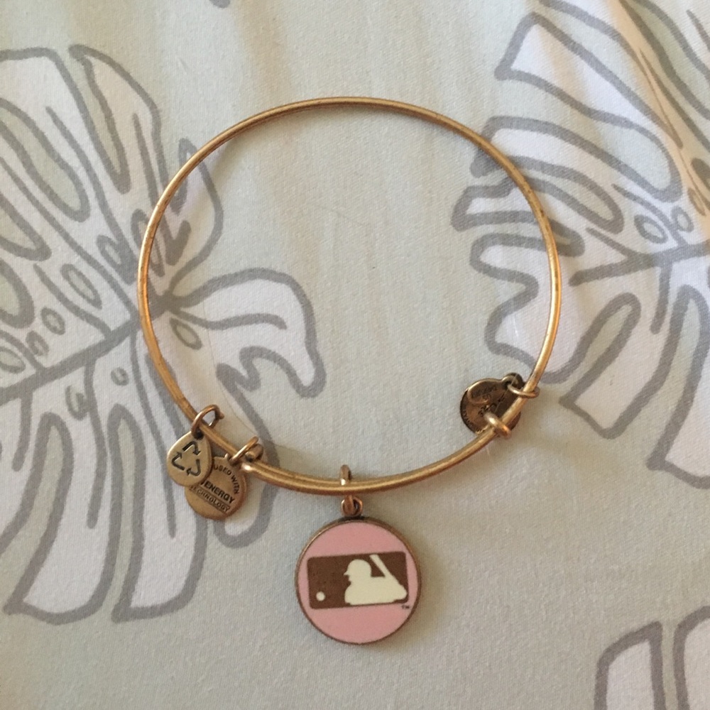 RARE Alex & Ani pink MLB bracelet