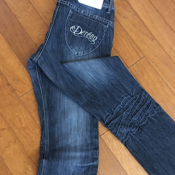 House of Dereon Jeans, Dark Blue Denim - Picture 6 of 8