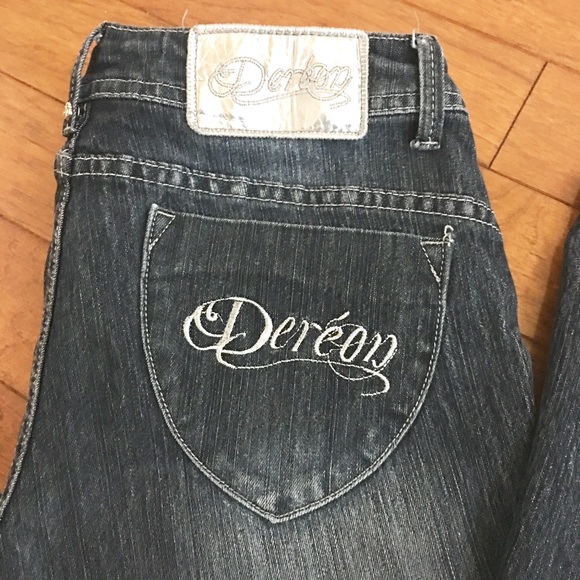 House of Dereon Jeans, Dark Blue Denim - Picture 8 of 8
