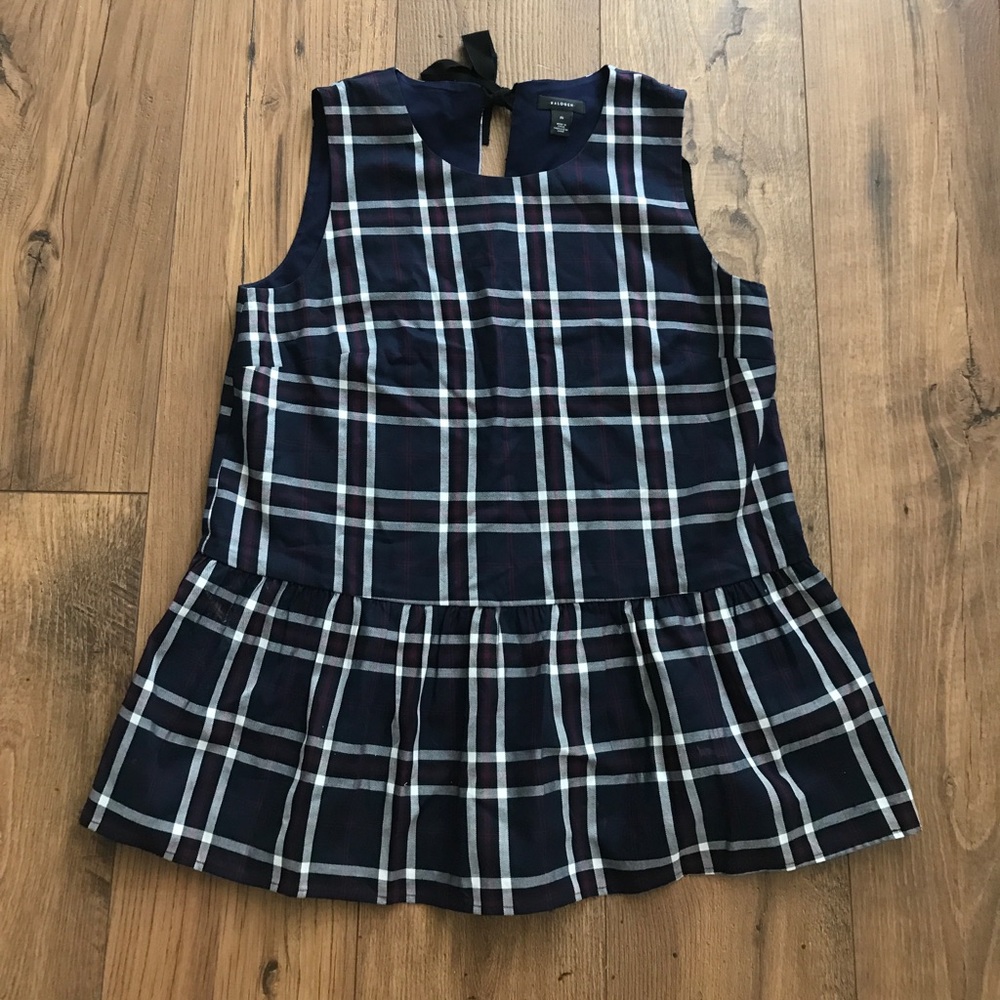 NEW Fall Plaid Sleeves Blouse