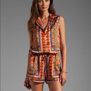Beautiful silk-like Torn by Ronny Kobo Romper