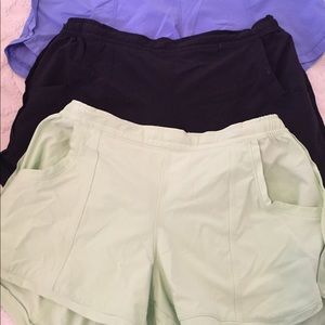 3 pairs of athleta stellar shorts