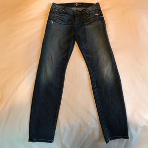 7 for all mankind the ankle skinny