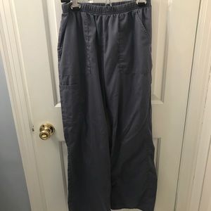 Gray scrub pants
