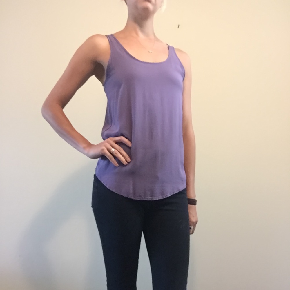 Nordstrom brand B.P. Purple 100% Rayon tank