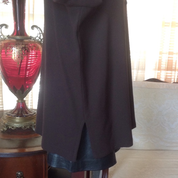 Eileen fisher brown wool long sleeve top - Picture 3 of 6