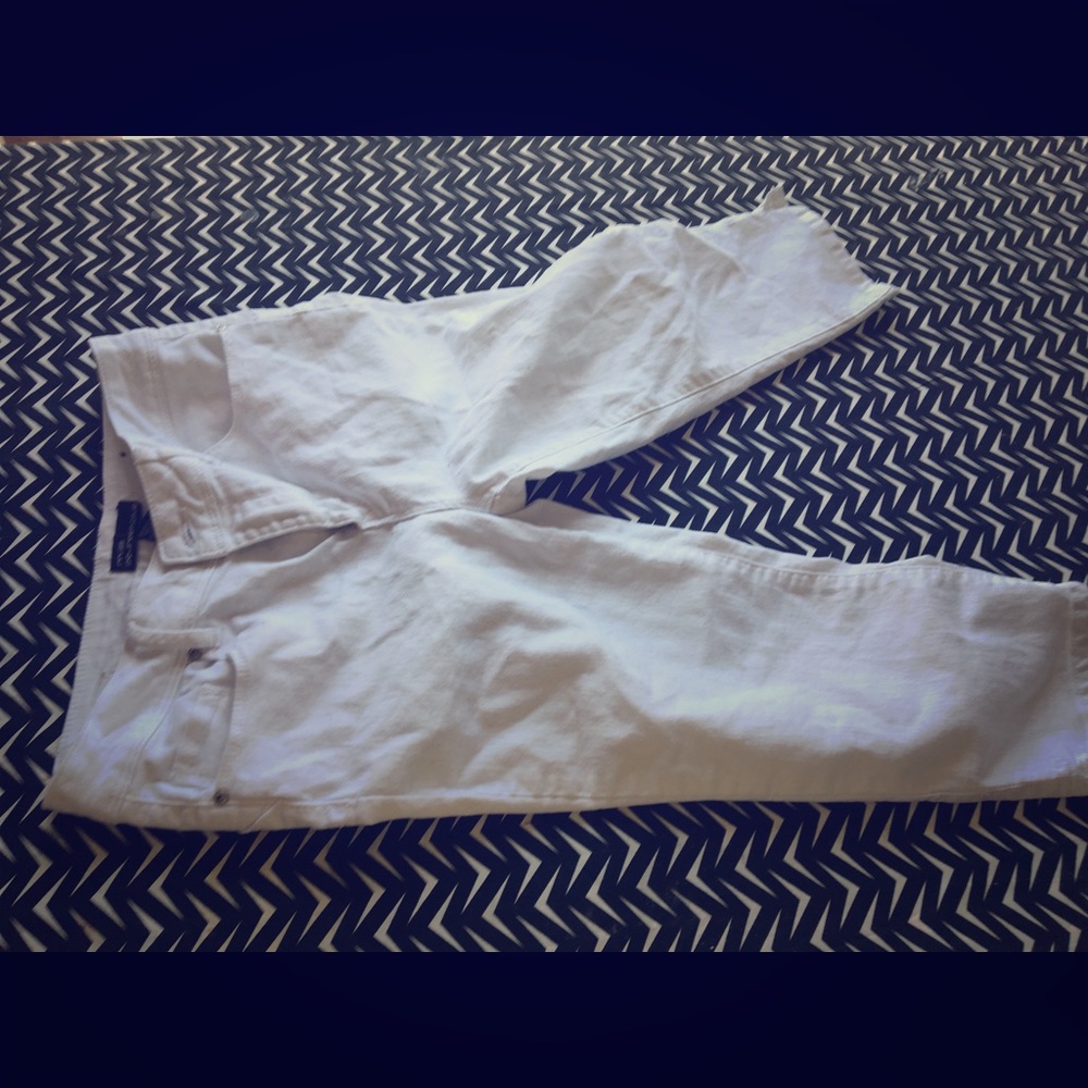 White Jean Pants