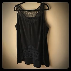 Black dressy tank top