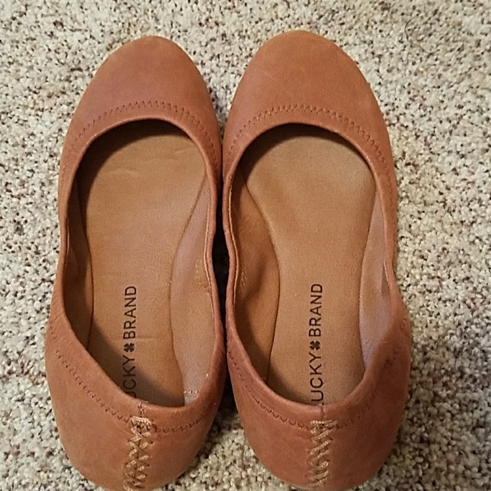Lucky brand brown flats