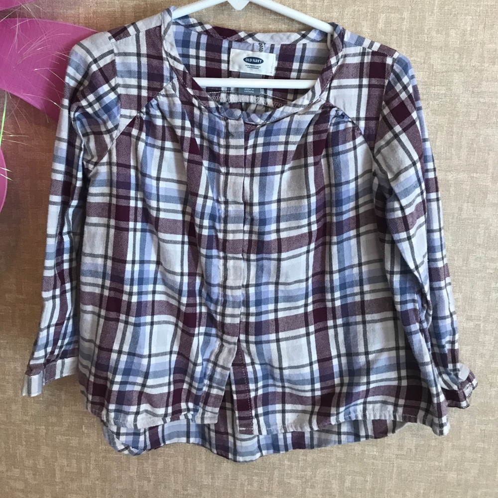 Girls flannel shirt