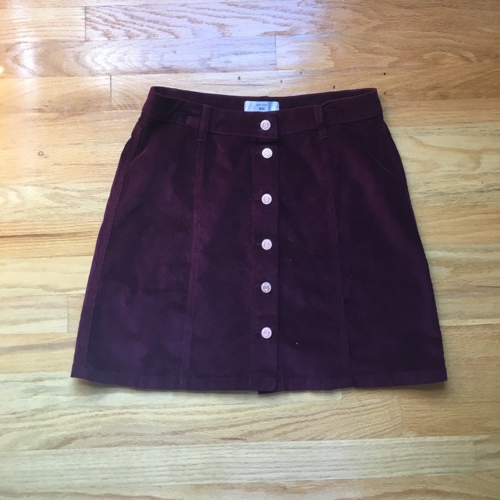 New Look Corduroy Mini Skirt