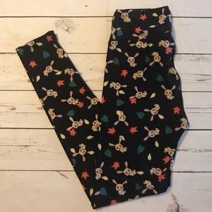 NEW LuLaRoe OS Unicorn Leggings - Happy Bunnies