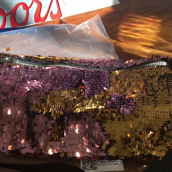 NEW Belt Bag Tone Trend Metallic sequin - Picture 5 of 5