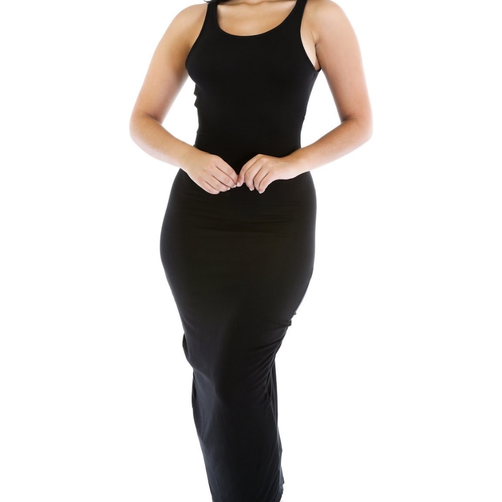 Open Back, Black Maxi