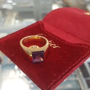 CARTIER AMETHYST TANK RING CARTIER AMETHYST TANK RING
