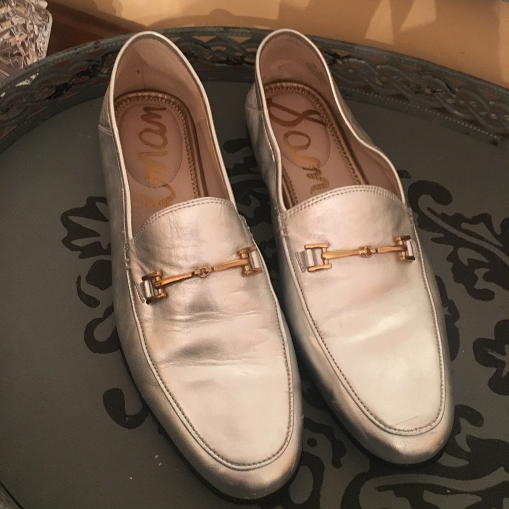 Brand new Sam Edelman silver loafers - $50.00
