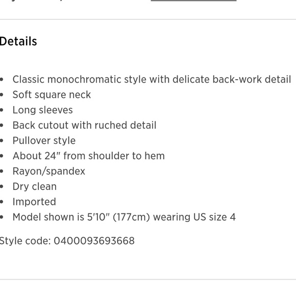 Splendid long sleeve top - Picture 8 of 8