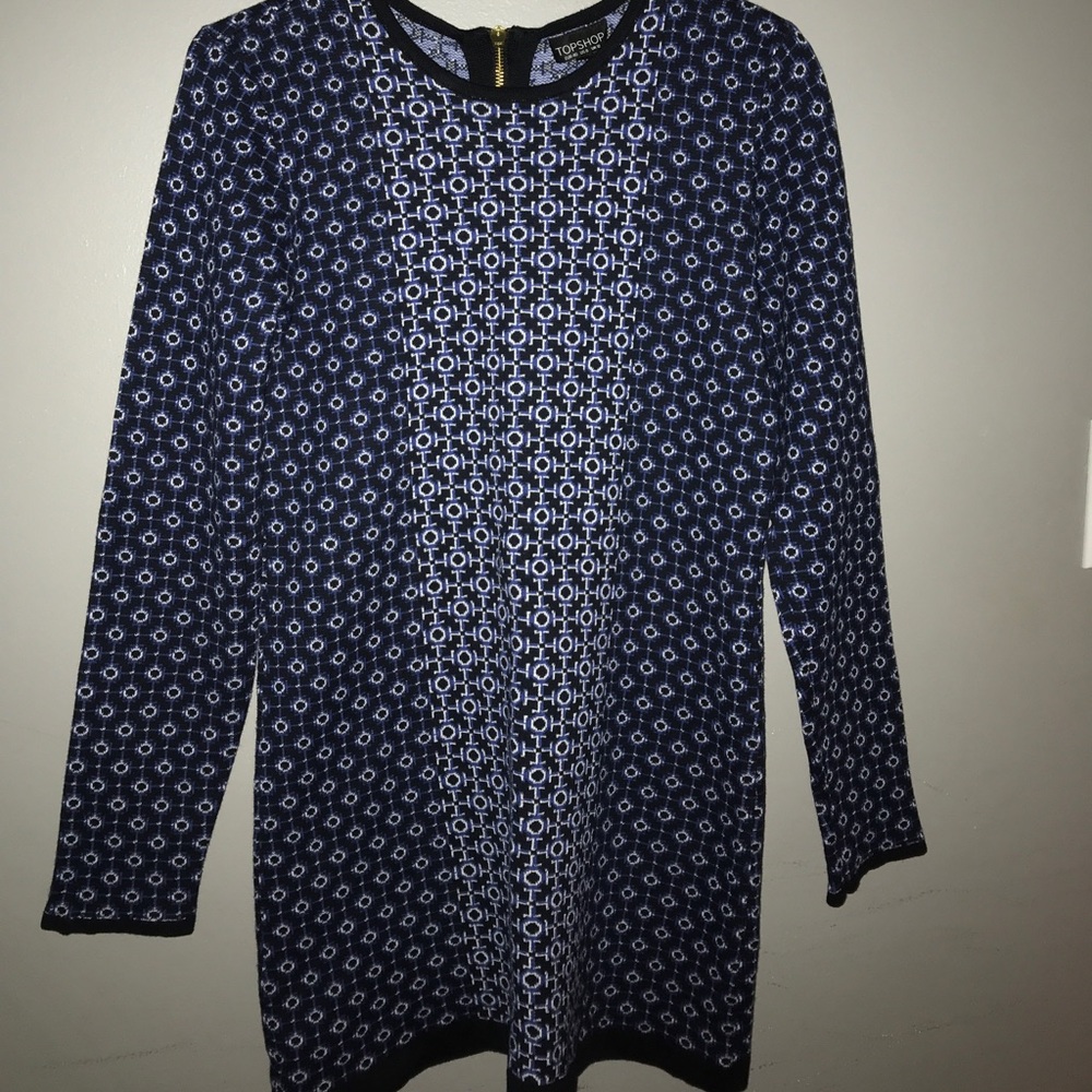 Top shop patterned dress