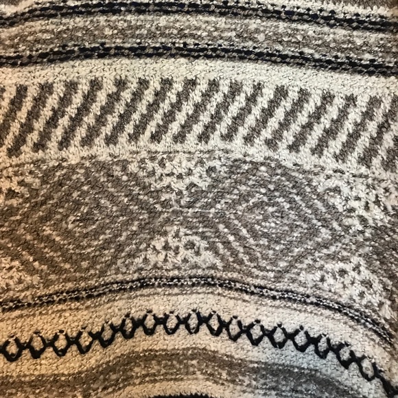 NWOT Lucky Brand Woven Hooded Sweater - Picture 3 of 4