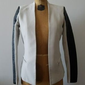 H&M Two Toned Moto Blazer