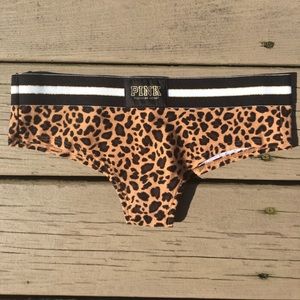 Pink Victoria’s Secret Logo Cheekster Panty