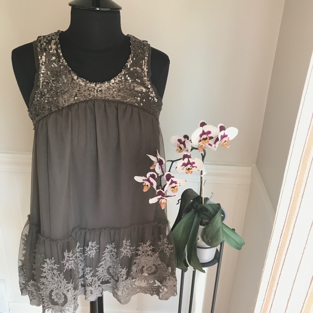 Free People Sequined Tunic