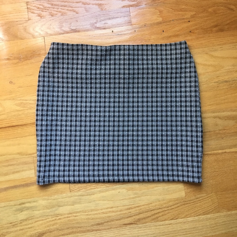 Zara Plaid Mini Skirt