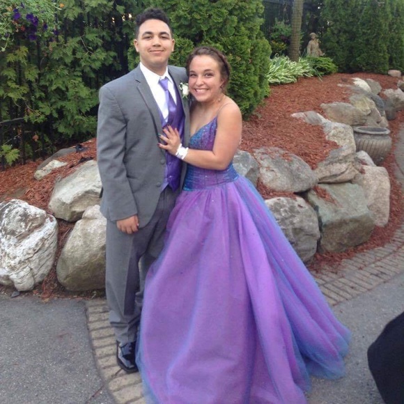 Corset tulle Prom dress - Picture 5 of 8