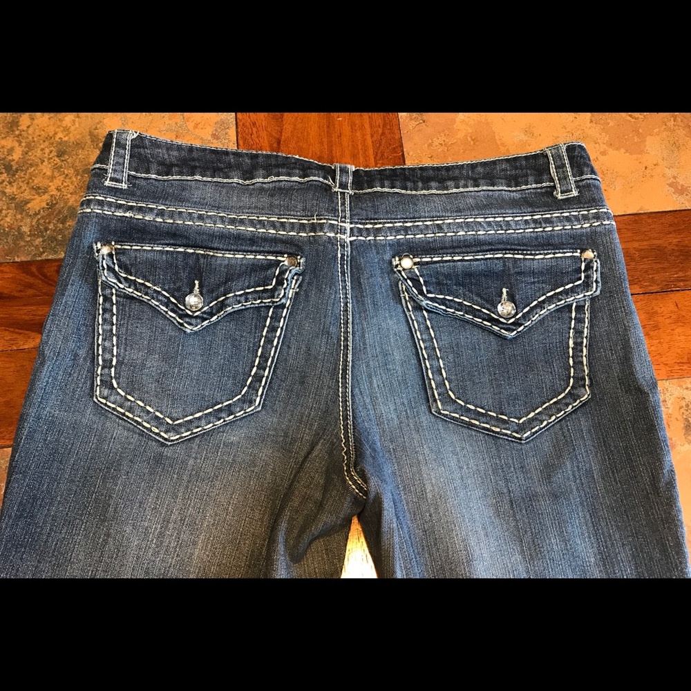 Paisley Sky Crop Jeans 14