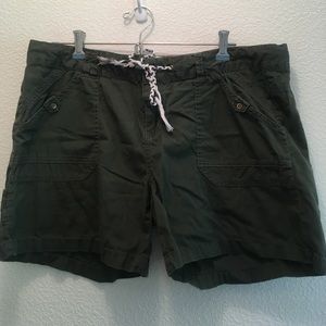 Army Green Cargo Shorts, Unionbay Sz 17
