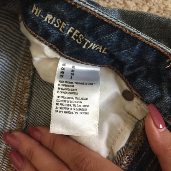 NWOT AE Festival Shorts - Picture 2 of 4