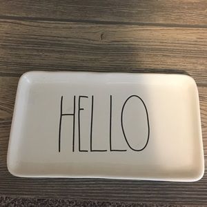 Rae Dunn Hello Tray