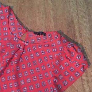 Adorable Pink and Teal Top