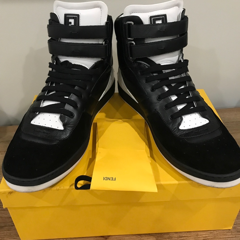 Fendi high top sneakers