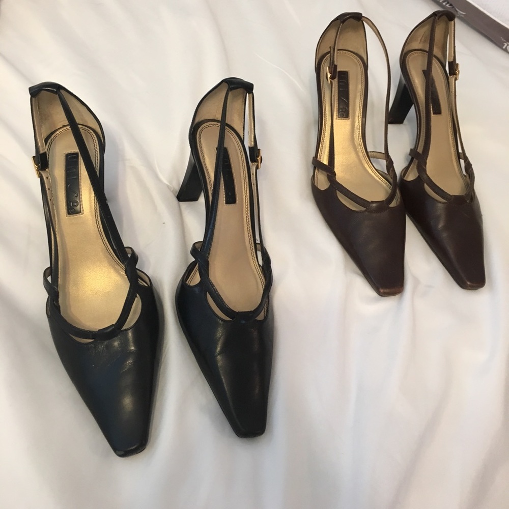 2 pair of 3 inch heels