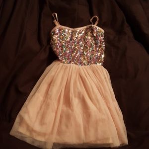 Girls Sequined Party Dress